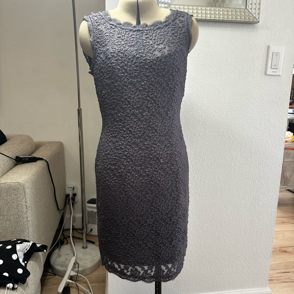 Adrianna Pappell bodycon purple dress - Picture 1 of 2